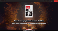 Desktop Screenshot of callofthebrave.org
